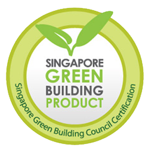 Nippon Paint product featuring the Singapore Green Building Council certification logo, highlighting its commitment to sustainable and eco-friendly building practices.
