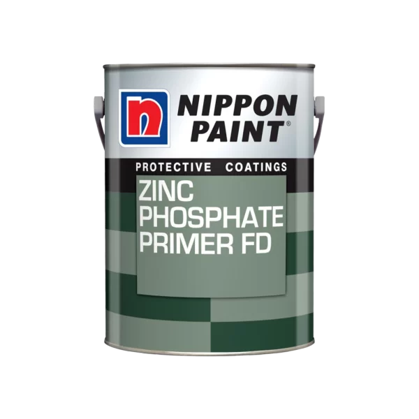 Nippon Paint Zinc Phosphate Primer FD canister, designed for protective coatings, showcasing its durable and corrosion-resistant properties for various surfaces.