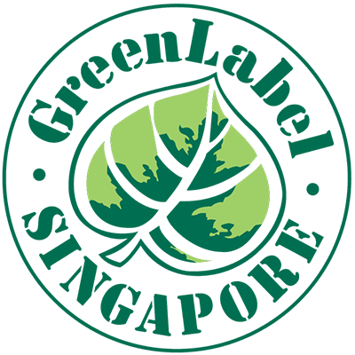 Nippon Paint Green Label Singapore logo featuring a green leaf design, symbolizing eco-friendly and sustainable paint solutions.