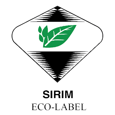 SIRIM Eco-Label logo, representing environmentally friendly products, featured by Nippon Paint to signify sustainable paint options.