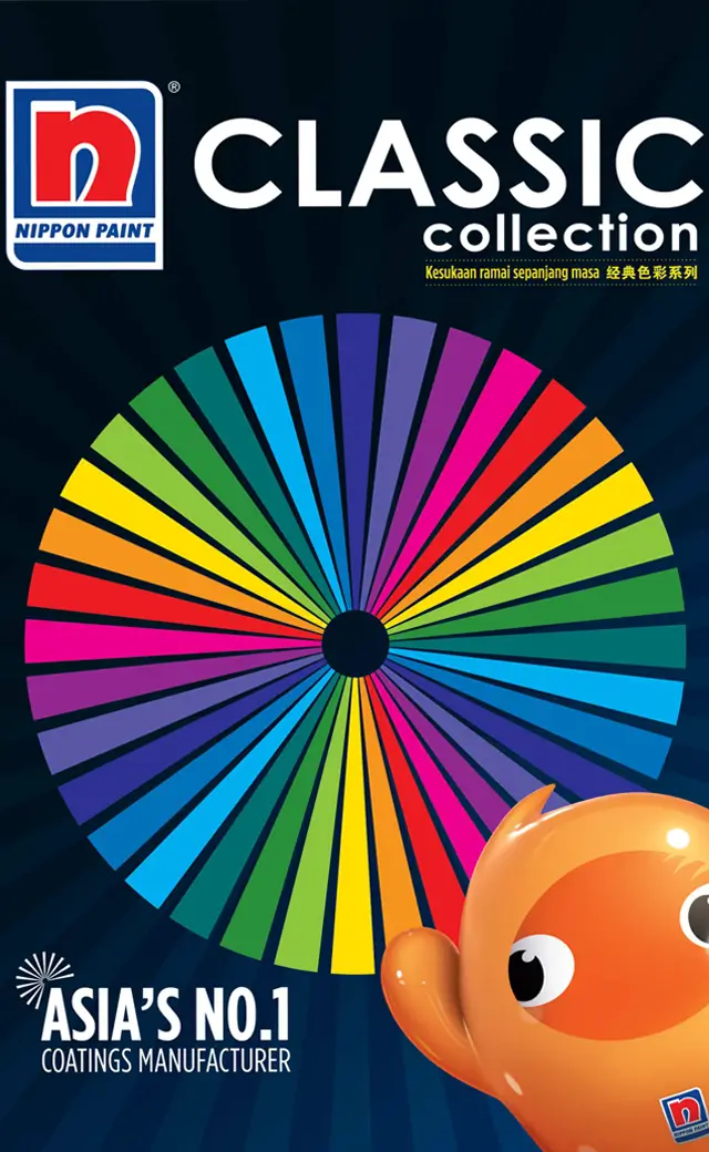 Nippon Paint Classic Collection colour card