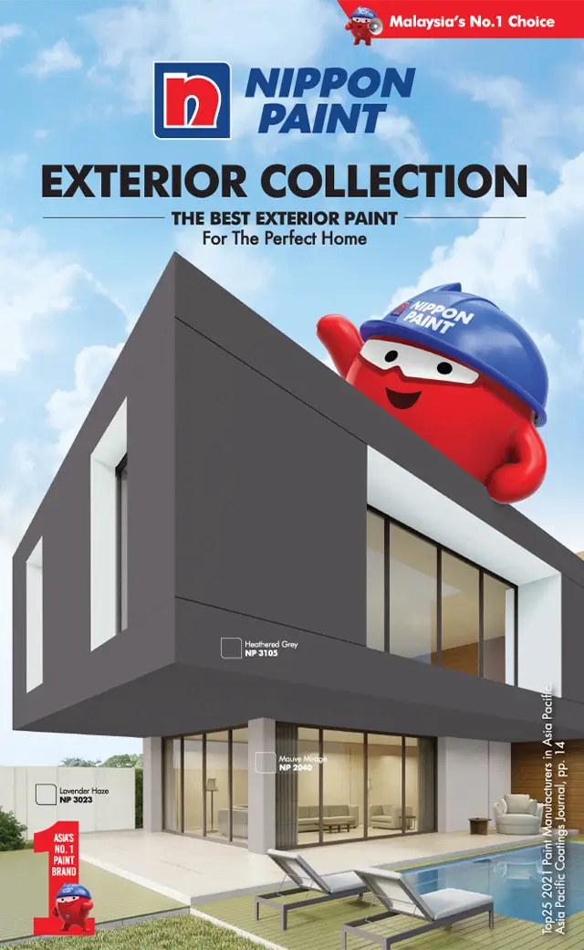 Nippon Paint Exterior Collection colour card