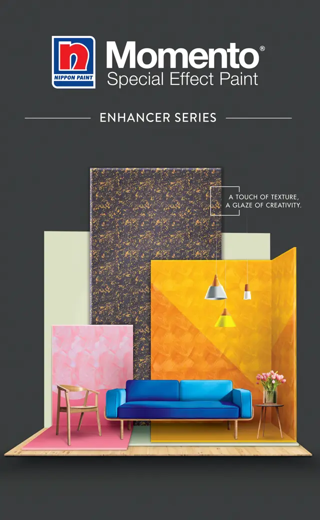 Nippon Paint Momento Enhanced Series colour card