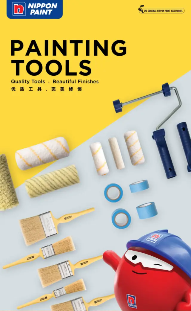 Nippon Paint Painting Tools colour card