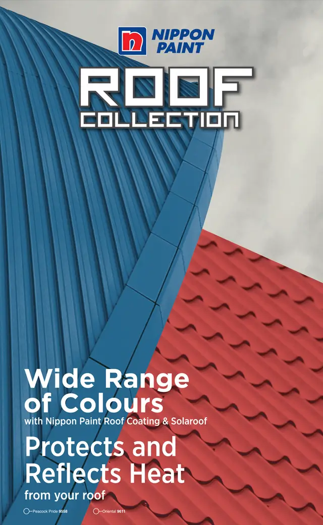 Nippon Paint Roof Collection colour card