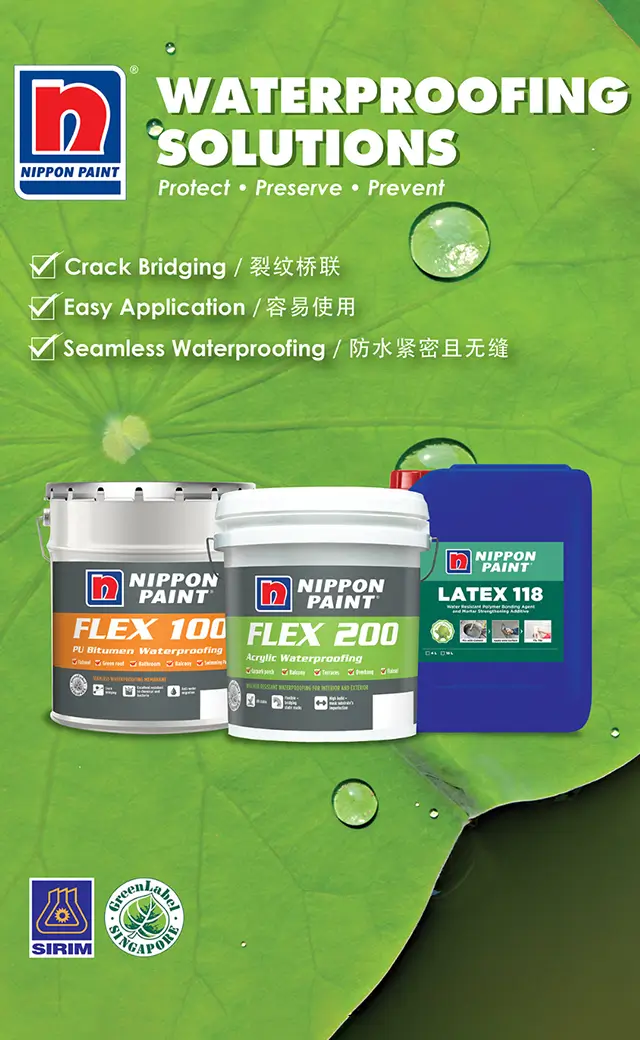 Nippon Paint Waterproofing Solutions colour card