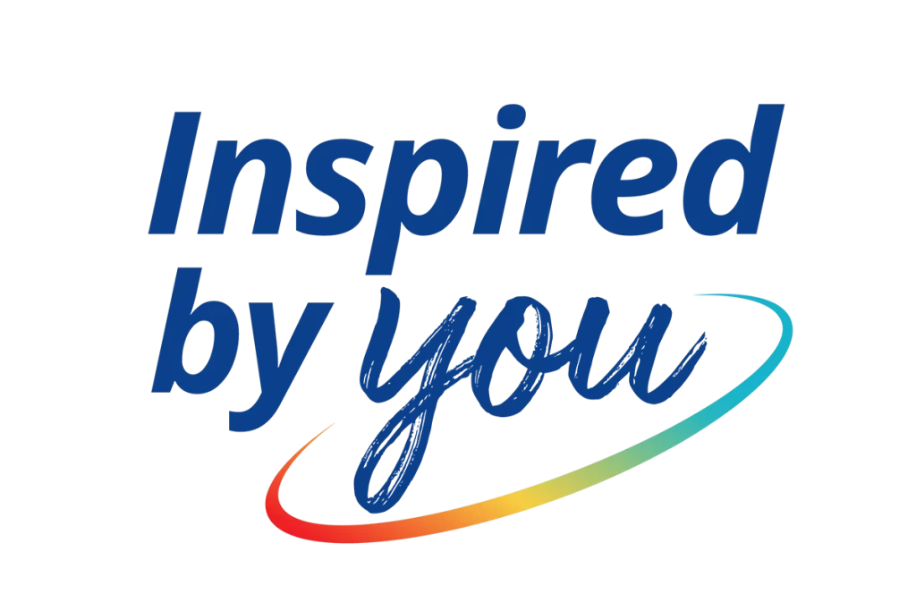 Nippon Paint logo featuring the phrase "Inspired by You," showcasing the brand's commitment to creativity and customer inspiration in paint products.
