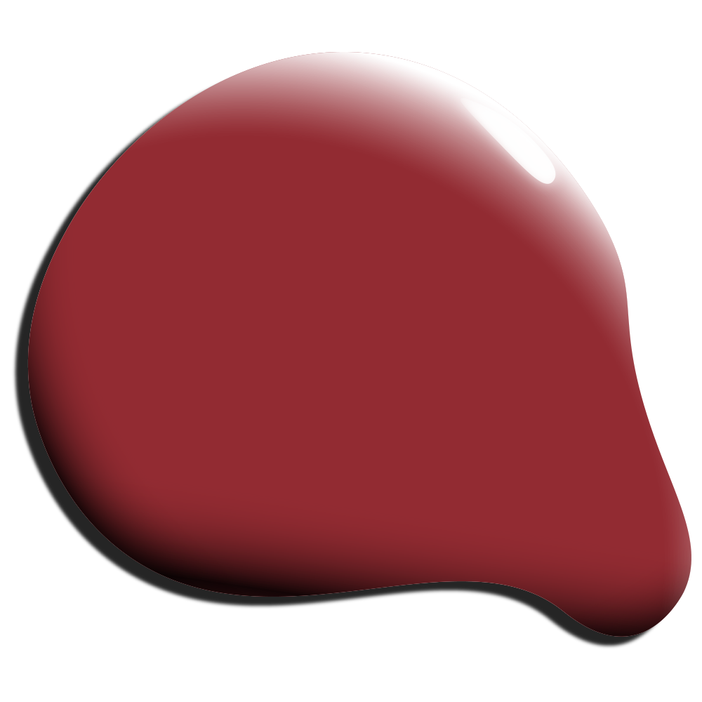 Rich maroon paint droplet from Nippon Paint, showcasing a glossy finish ideal for interior and exterior applications. Perfect for adding a bold touch to any space.