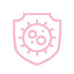 Nippon Paint logo featuring a shield design with antimicrobial symbols, representing protection against germs and bacteria in paint products.